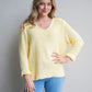 Coco Cotton Knitted Jumper Lemon
