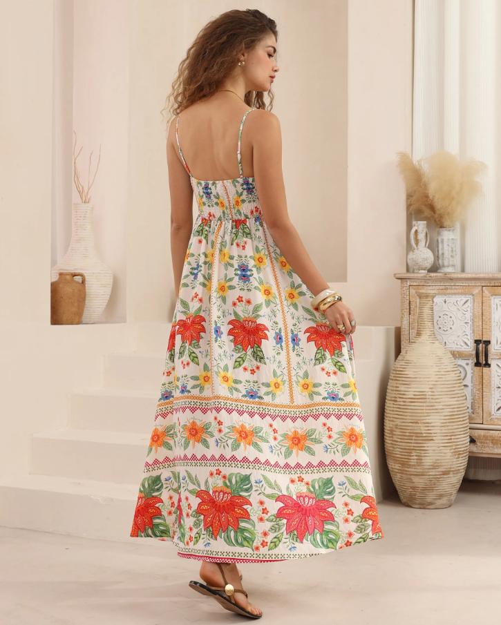 The Secret Garden Maxi Slip Dress