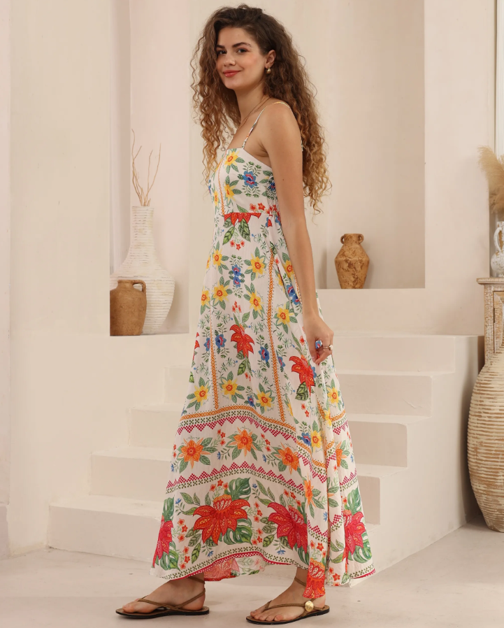 The Secret Garden Maxi Slip Dress