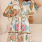 Cyprus Babydoll Dress Iris Maxi