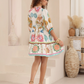 Cyprus Babydoll Dress Iris Maxi