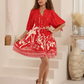 The Dream Babydoll Dress - Red