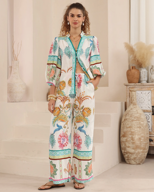 Cyprus Shirt Iris Maxi