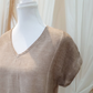 Cleo Linen Top - Mocha
