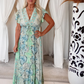 Fae Maxi Dress -Aqua