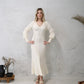 Jessica Knitted Winter White Dress