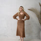 Jessica Knitted Winter White Dress