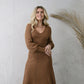 Jessica Knitted Winter White Dress