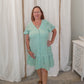 Annie Linen Dress - Mint