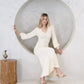 Jessica Knitted Winter White Dress