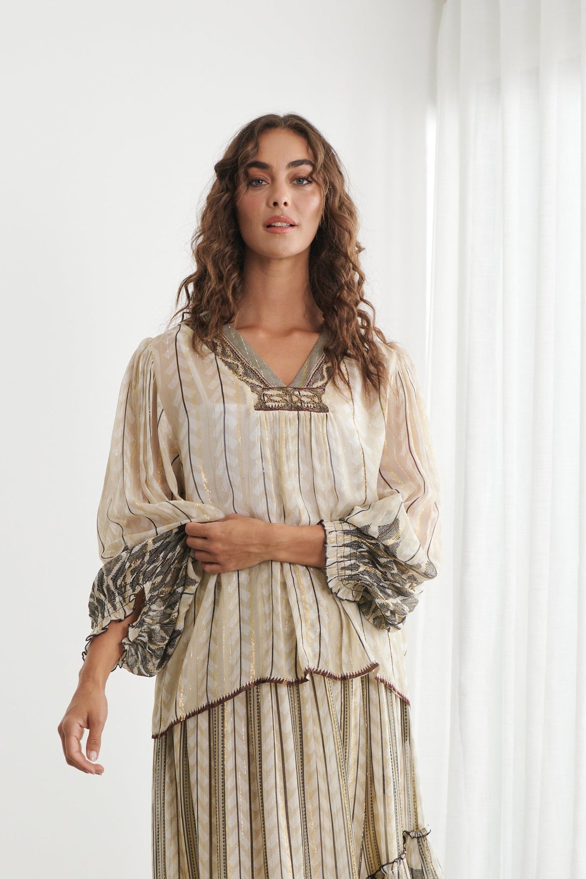 Moroccan Princess Lurex Top