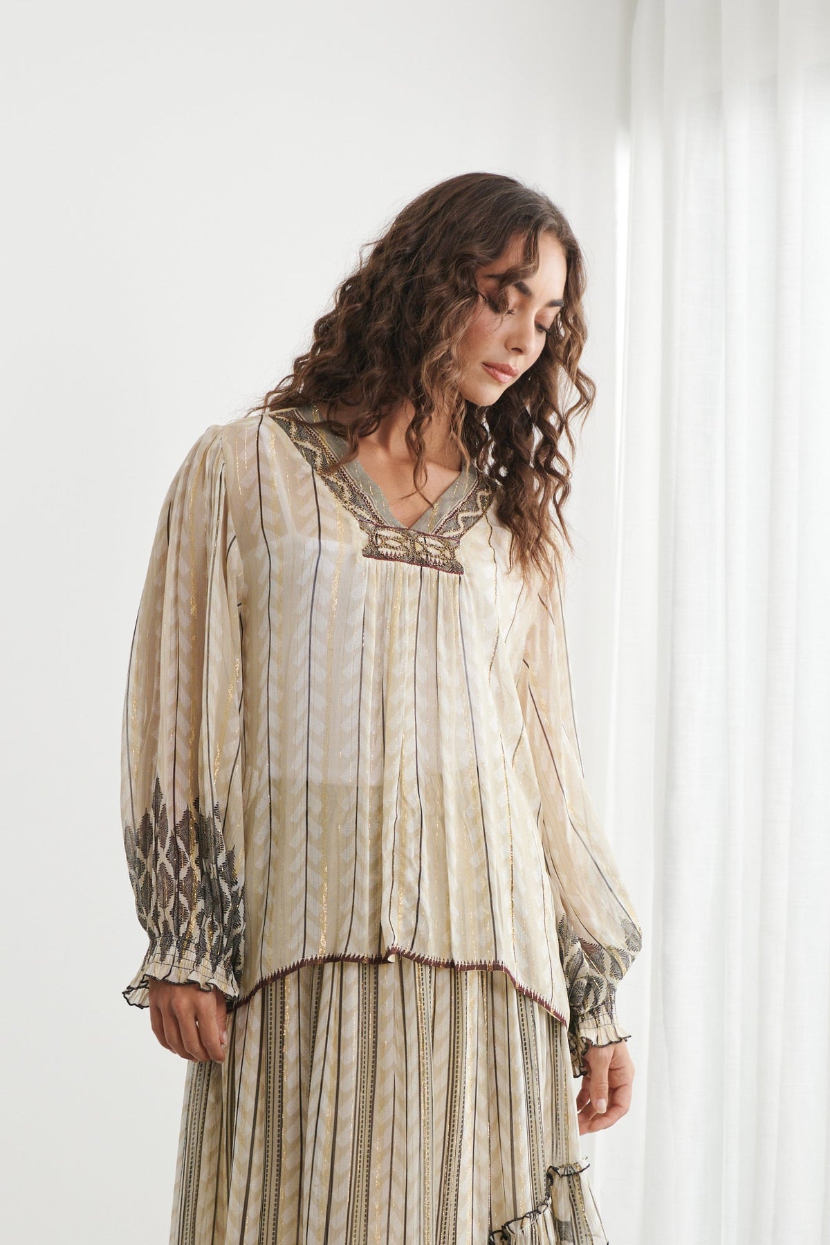 Moroccan Princess Lurex Top
