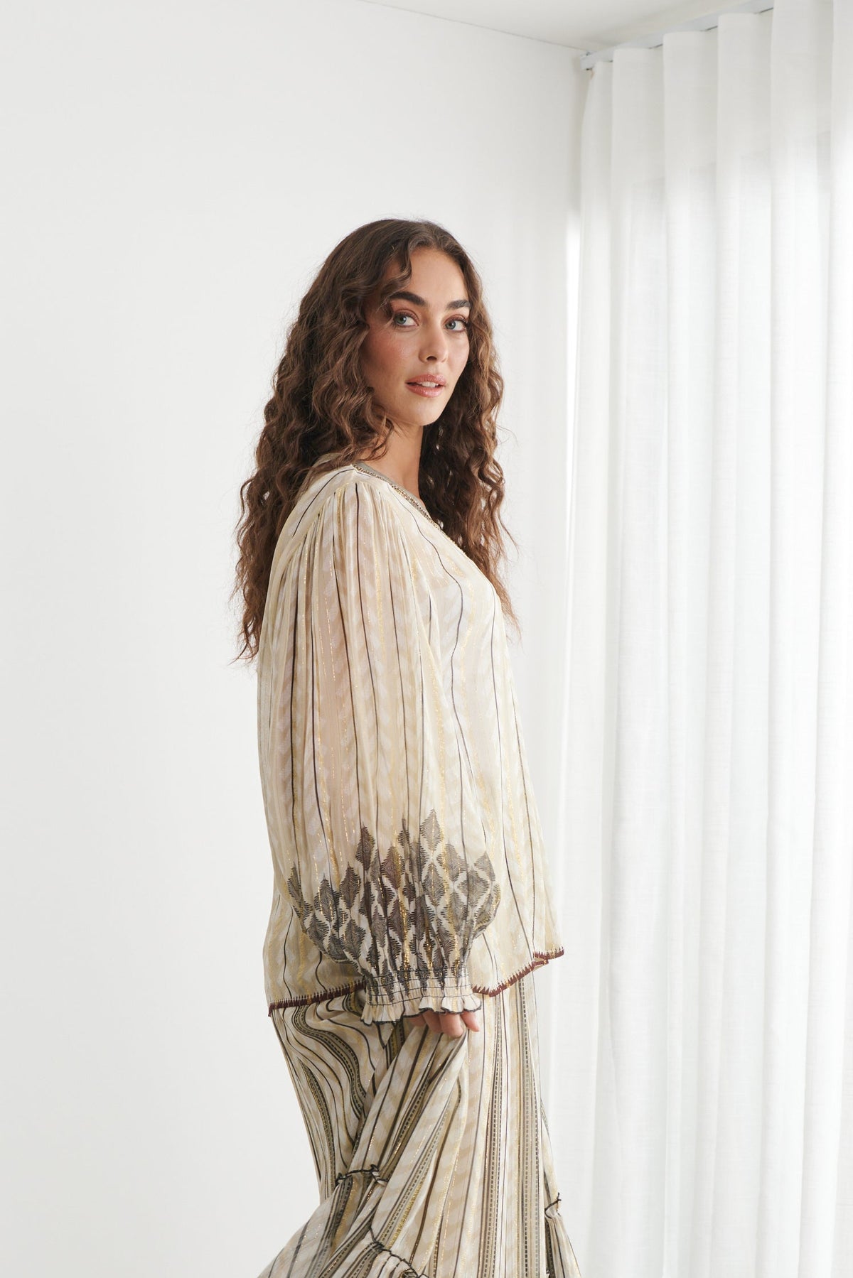 Moroccan Princess Lurex Top