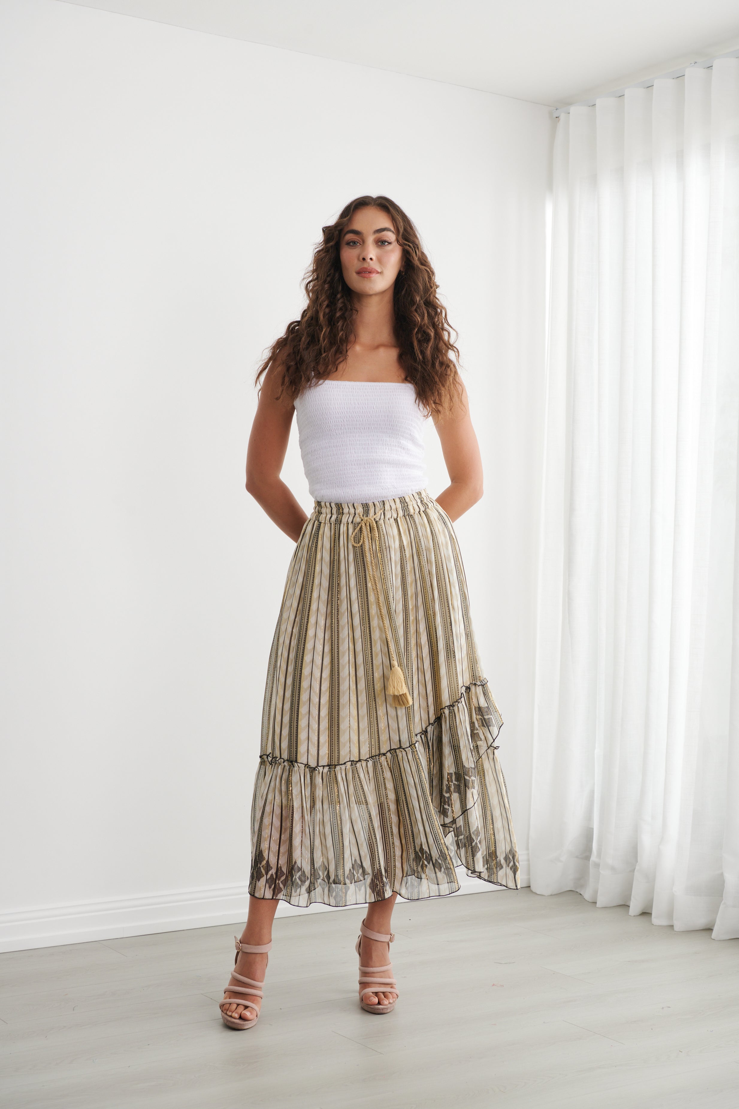 Moroccan Princess Lurex Skirt
