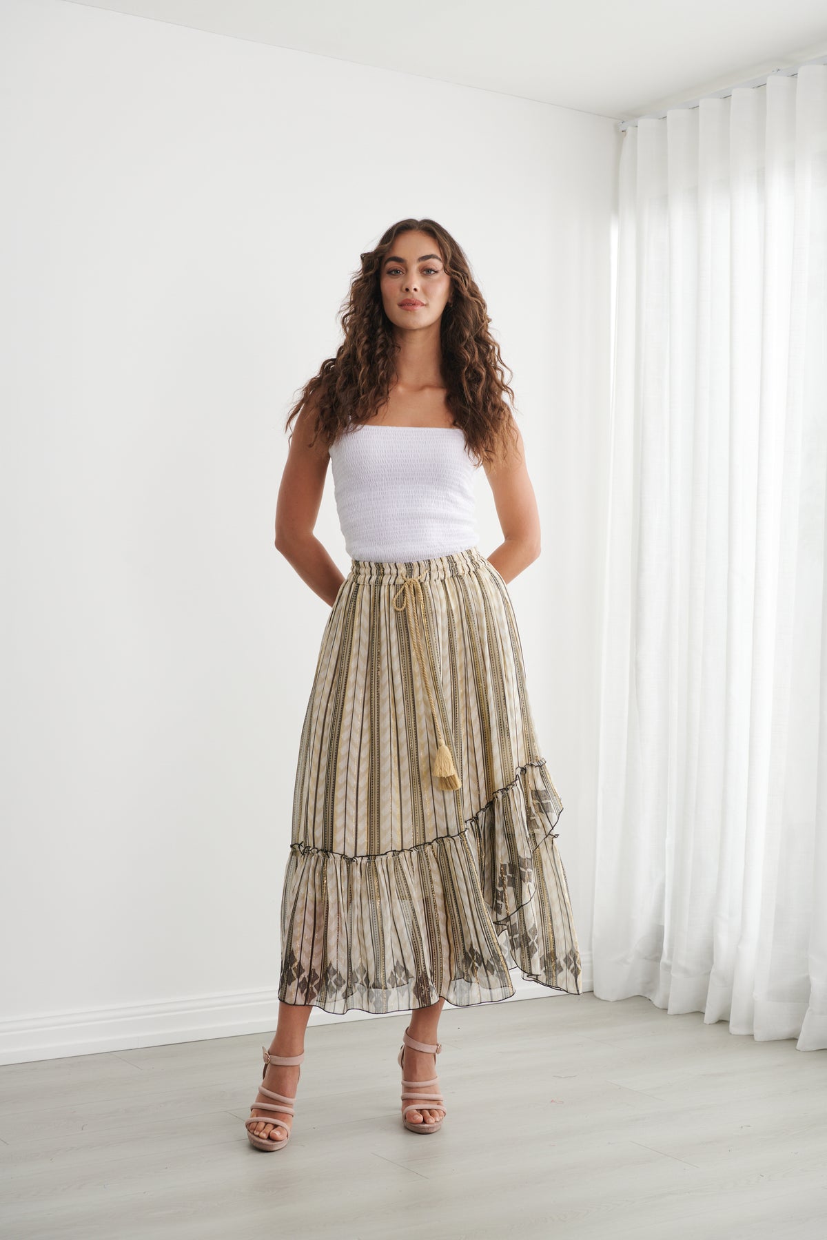 Moroccan Princess Lurex Skirt