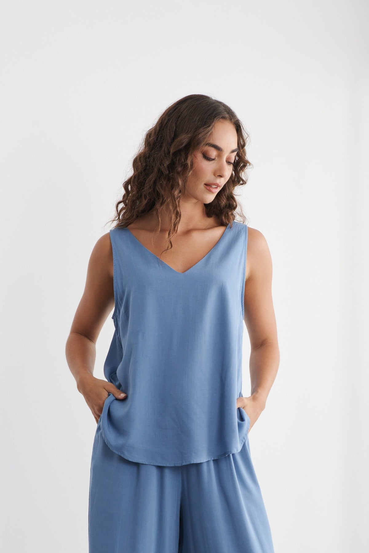 Ola Tank Top Blue