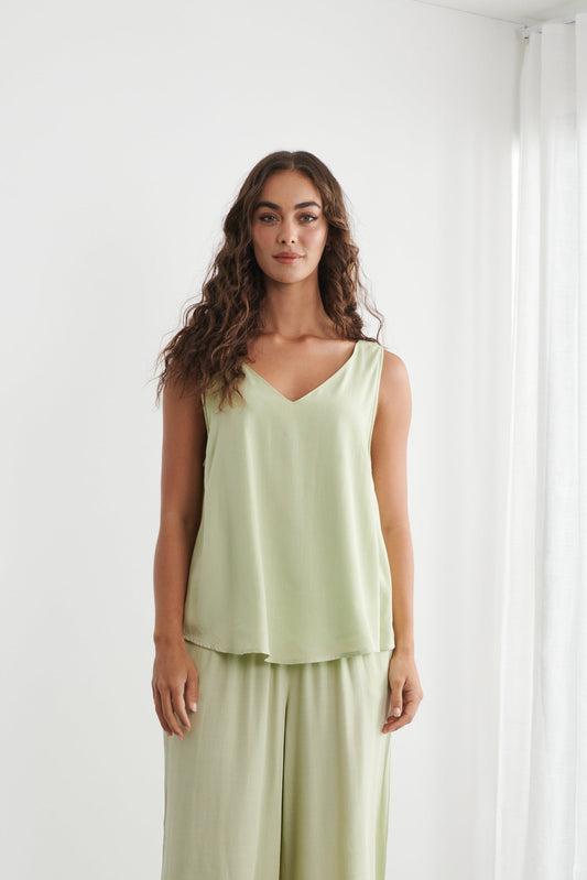 Ola Tank Top Green