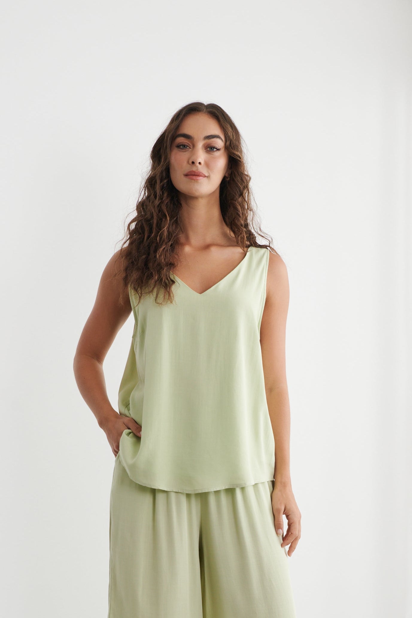 Ola Tank Top Green