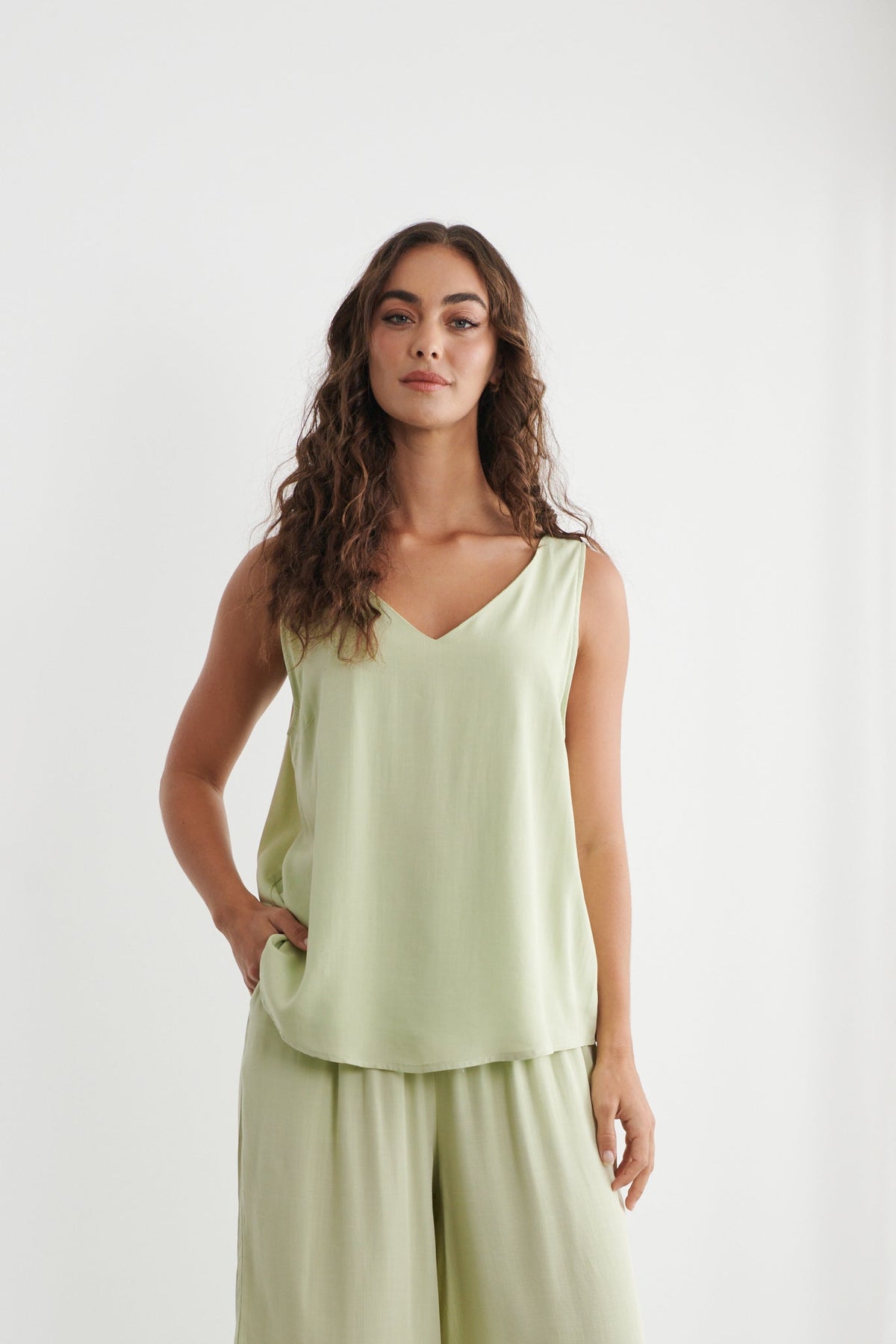 Ola Tank Top Green