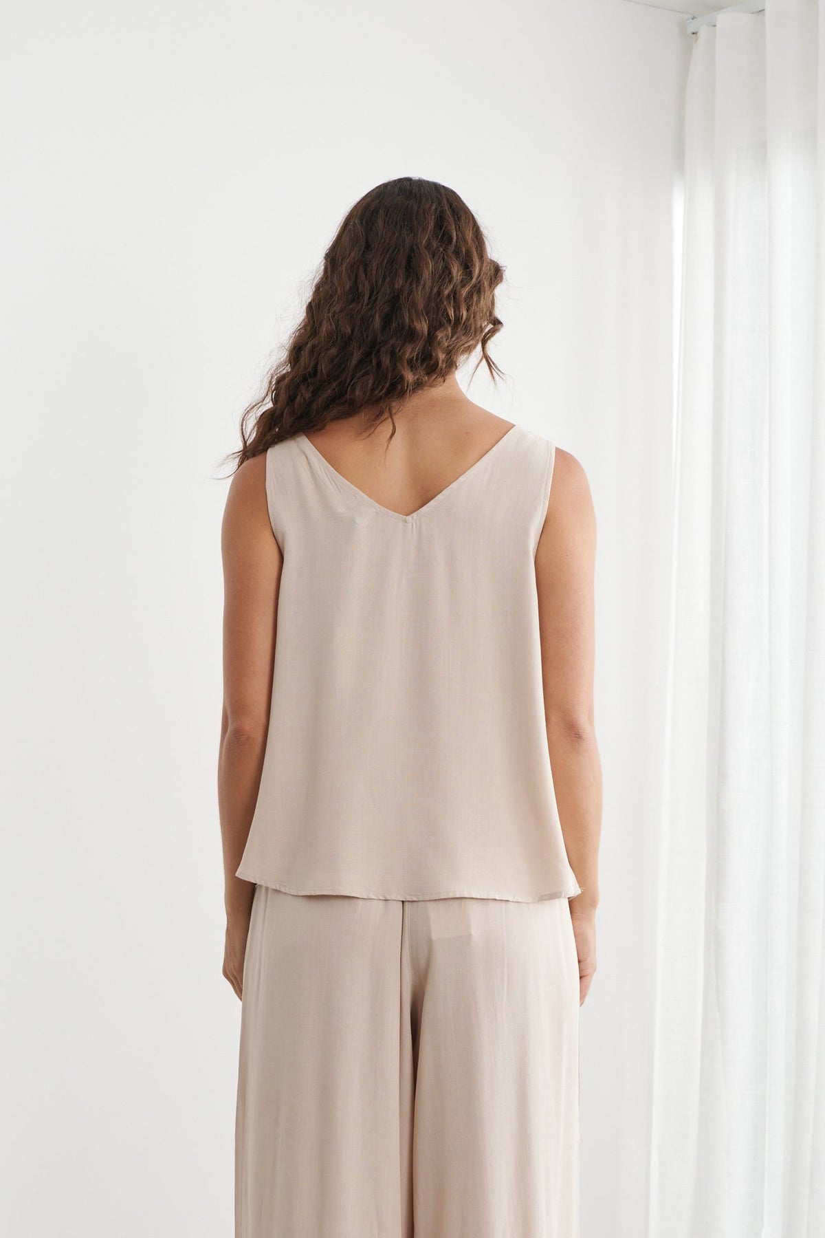 Ola Tank Top Beige