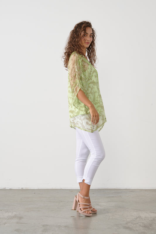 Shimmeraze Periot Kaftan Top