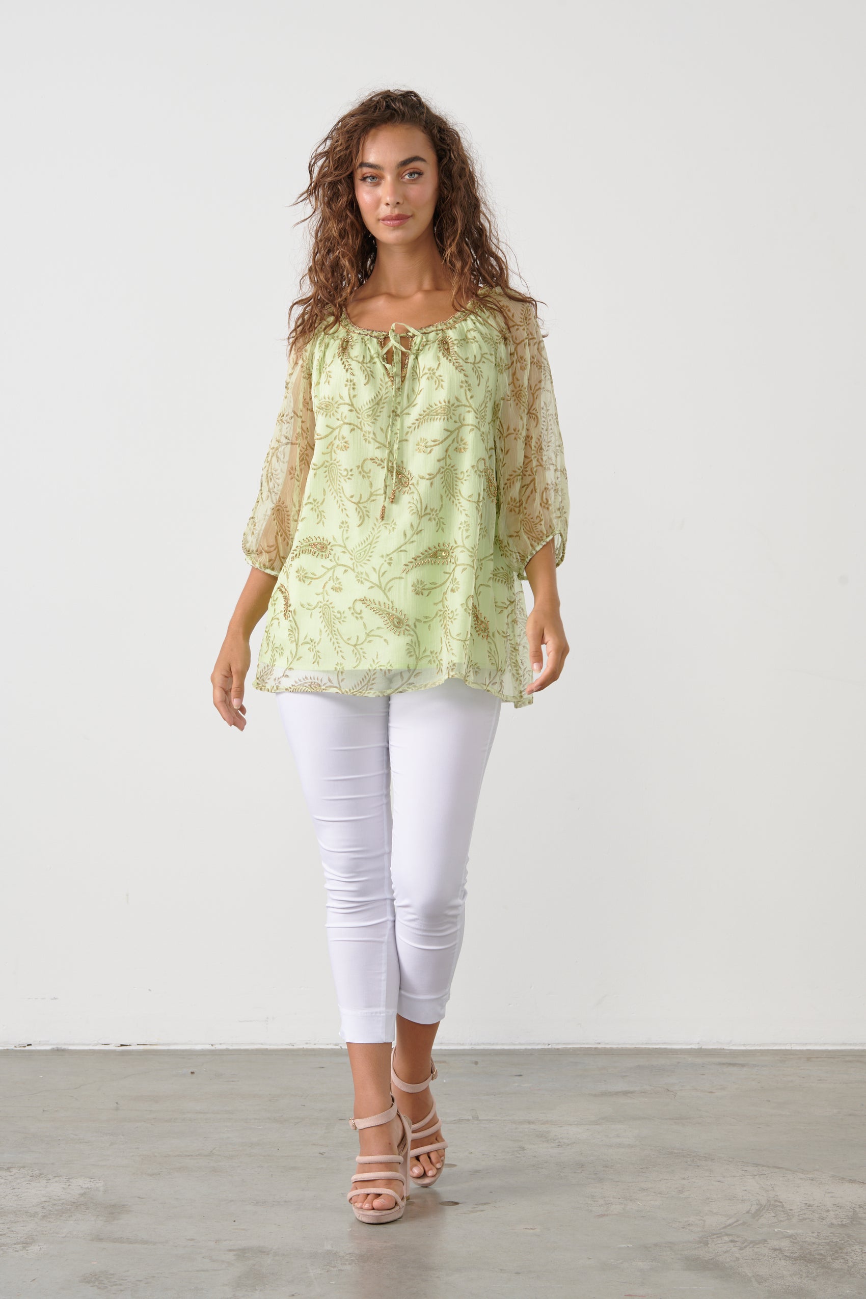 Shimmeraze Peridot Blouse
