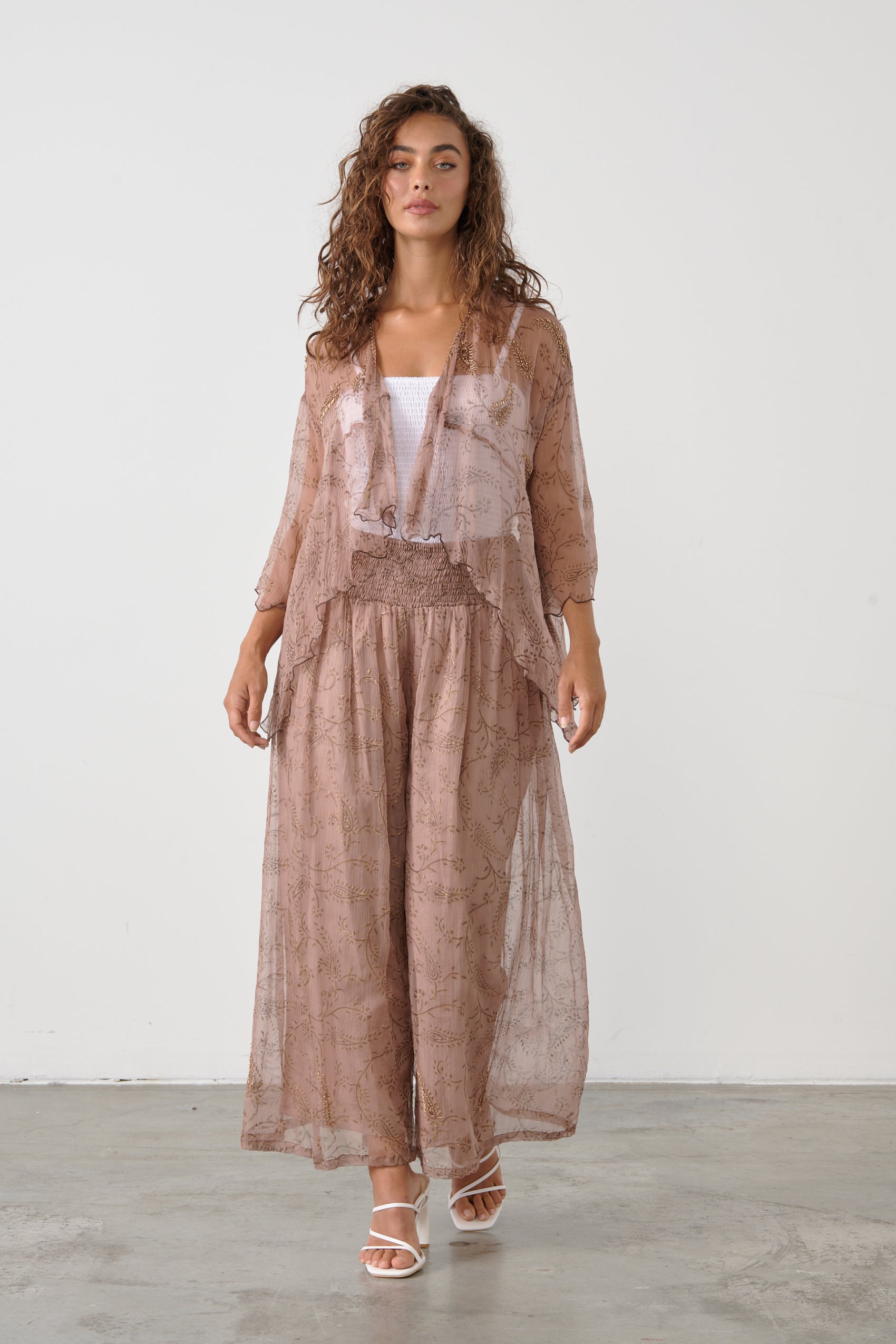 Shimmeraze cinnamon Jacket