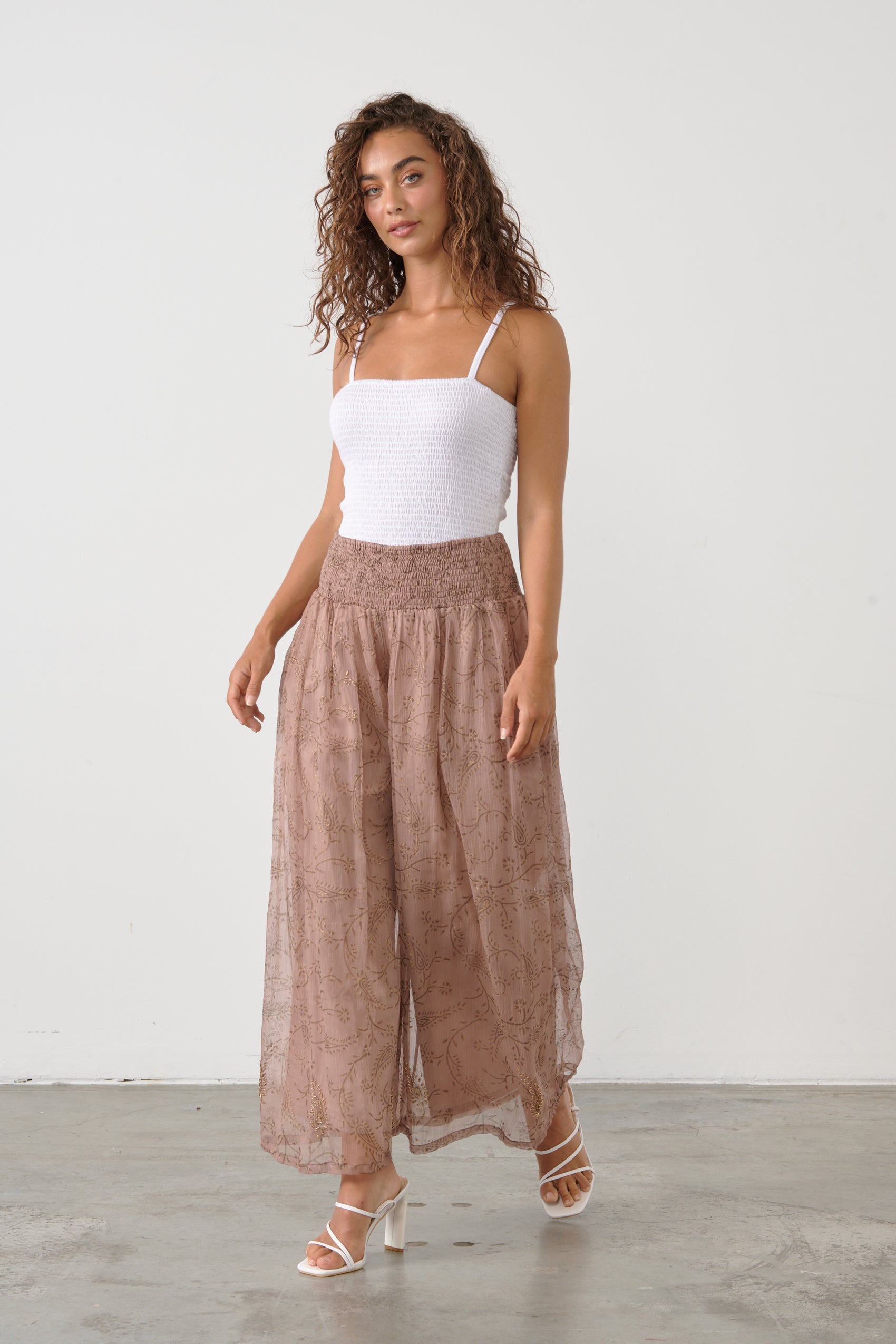 Shimmeraze Cinnamon Pants