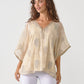 Moonlight Beach Blouse Floaty Sleeve Vanilla
