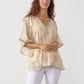 Moonlight Beach Blouse Floaty Sleeve Vanilla