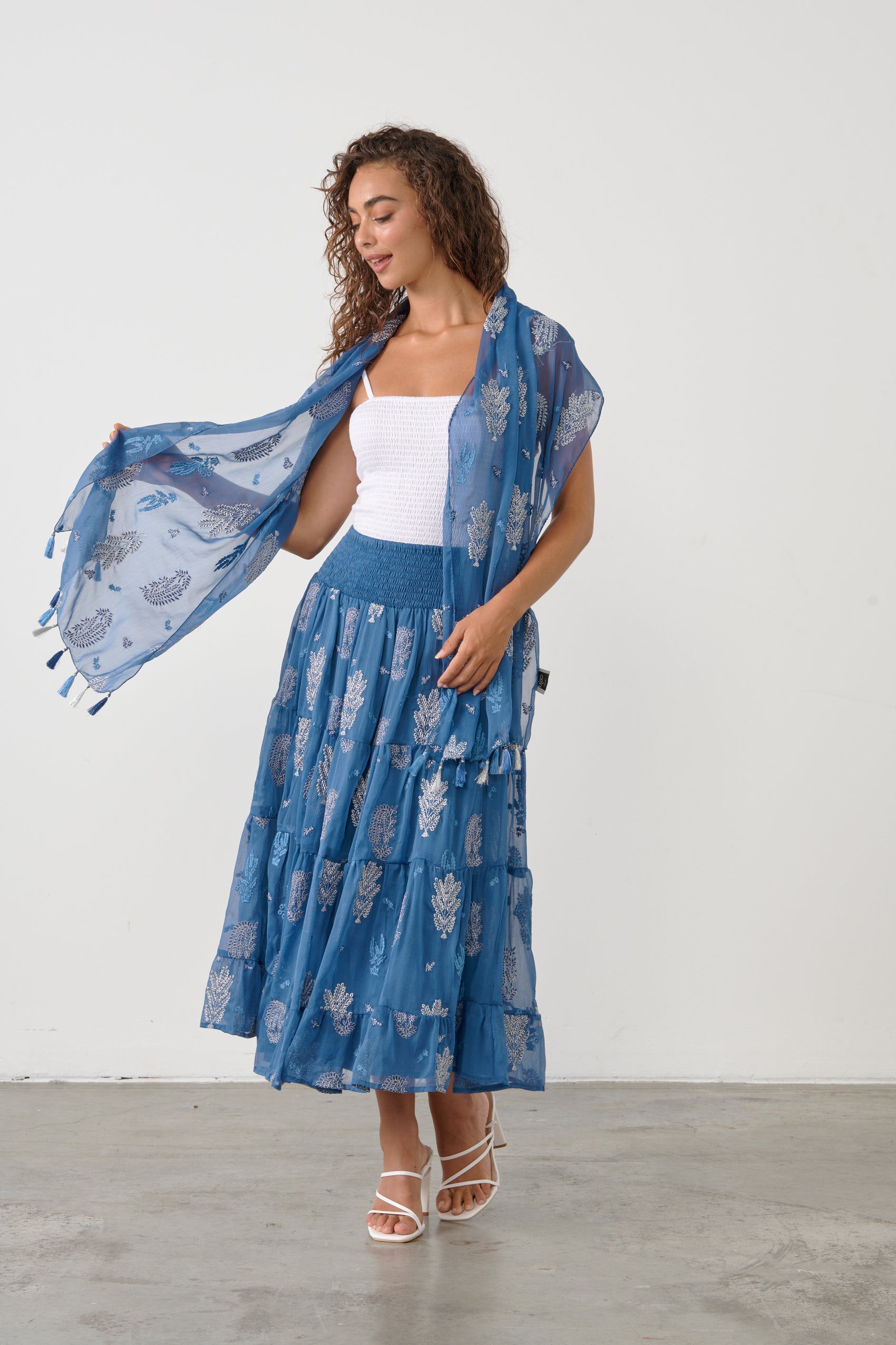 Shimmeraze Midnight Scarf