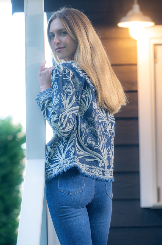 Bella Denim Embroidered Jacket