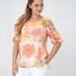 Peach Flower Garden Top