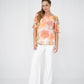 Peach Flower Garden Top