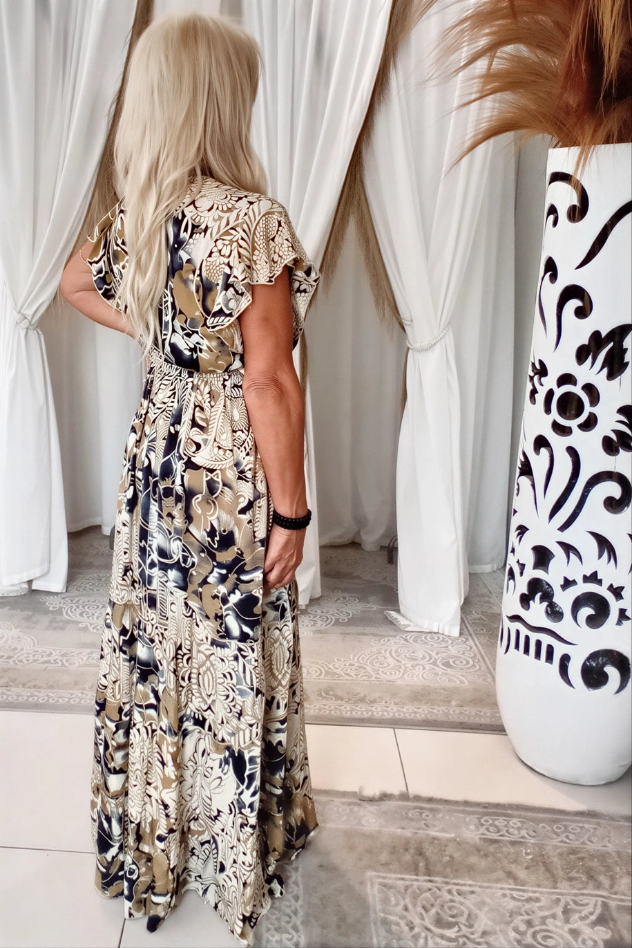Gemini Dress Navy Dark Navy Teal