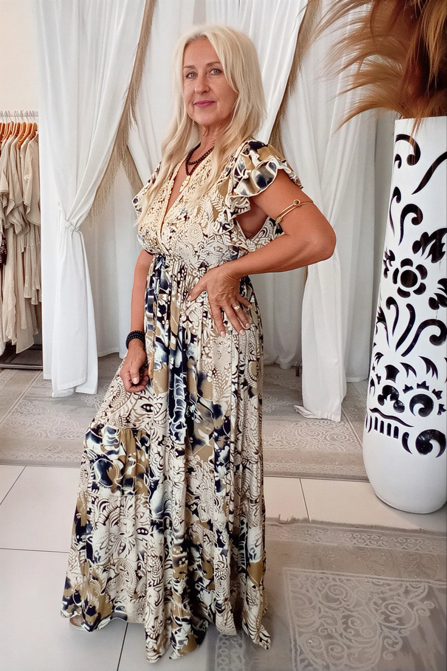 Gemini Dress Navy Dark Navy Teal