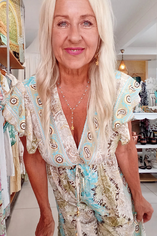 Fae Maxi Dress - Natural