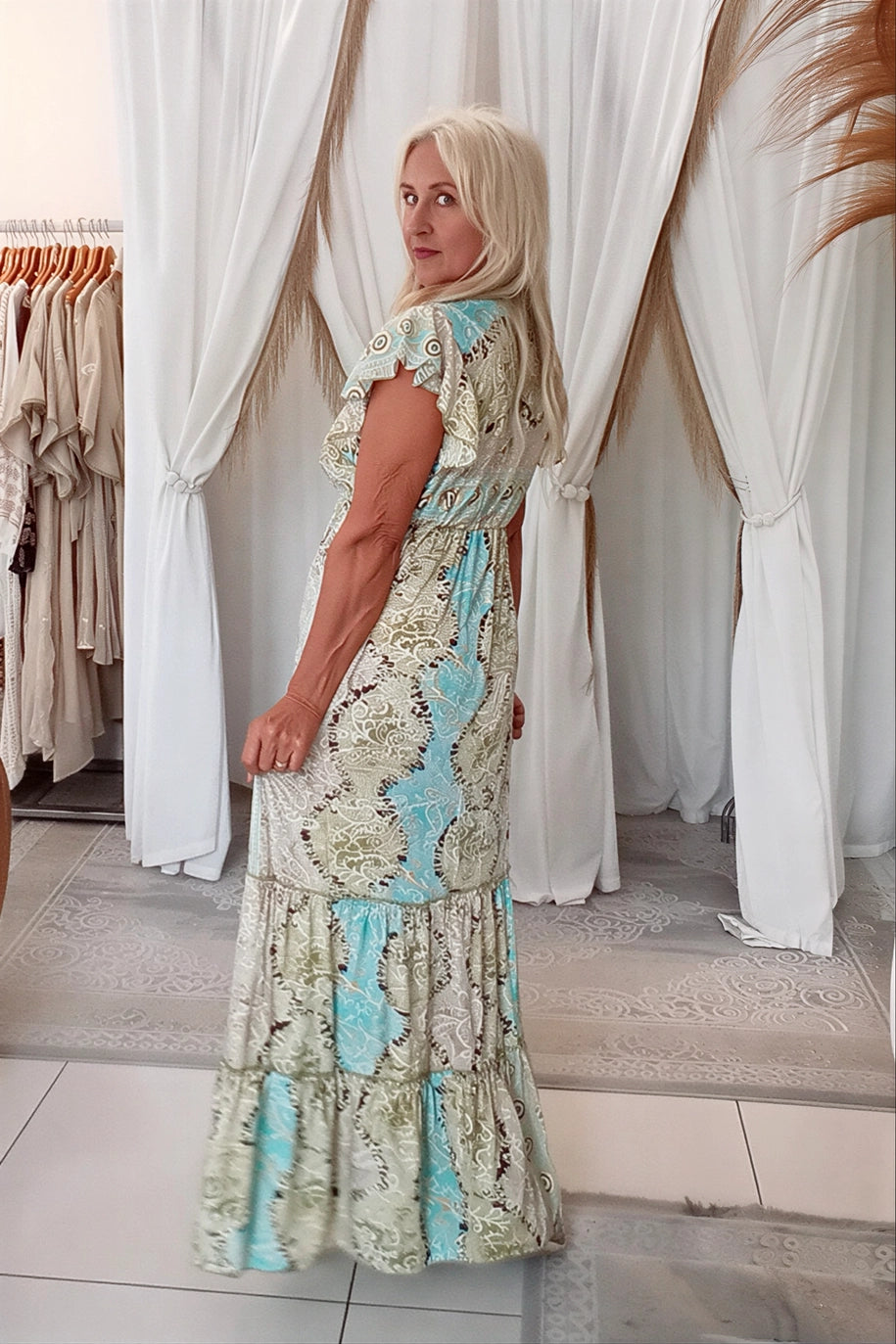 Fae Maxi Dress - Natural