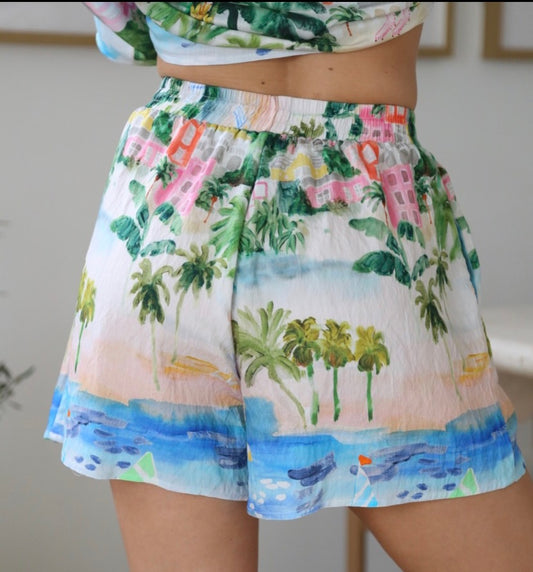 Blue Palm Vista Short