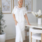 Shell Skirt White Lace