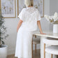 Shell Skirt White Lace