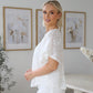 Shell Blouse White Lace