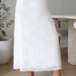 Shell Skirt White Lace