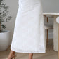 Shell Skirt White Lace