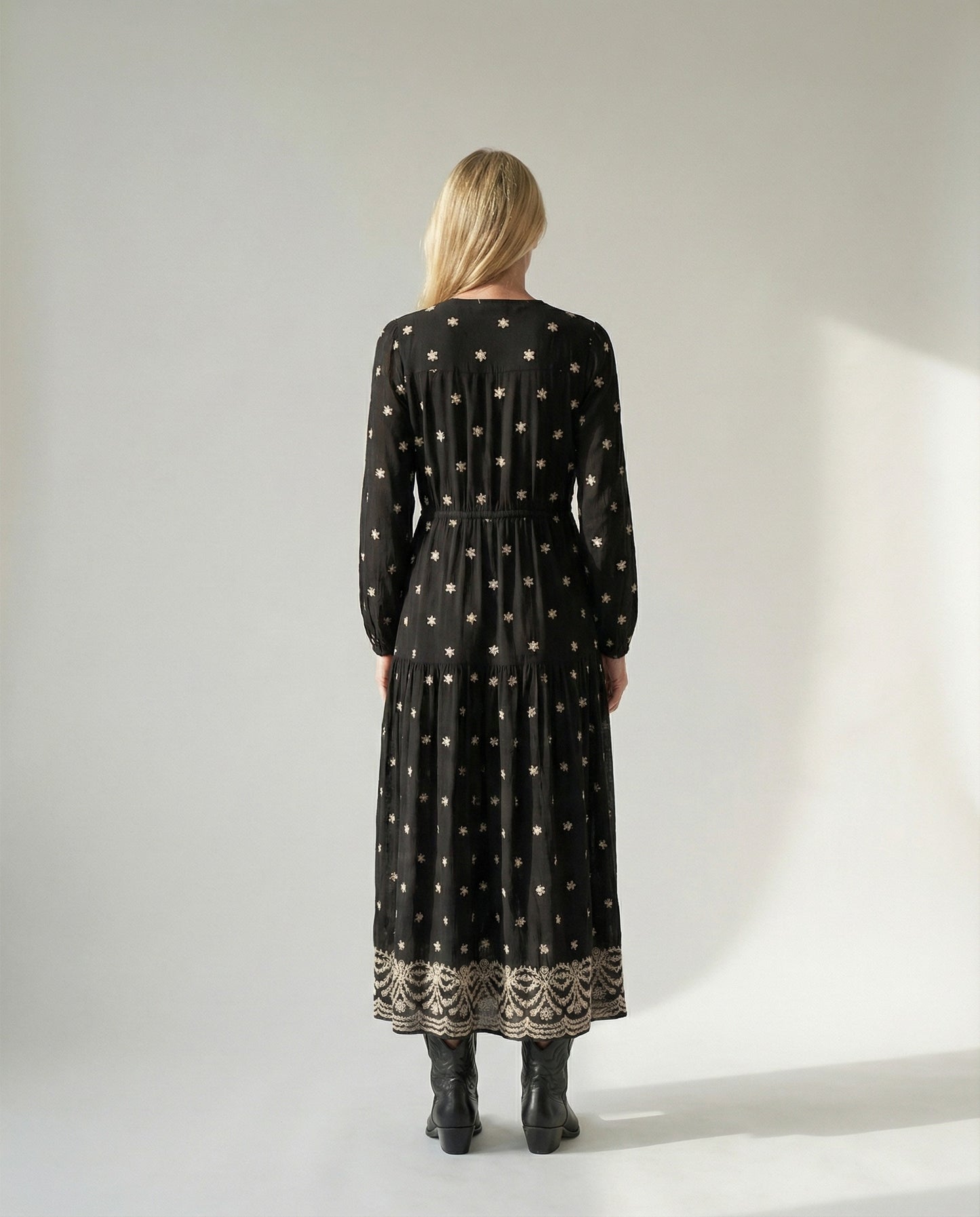 Cara Dress - Black Maxi