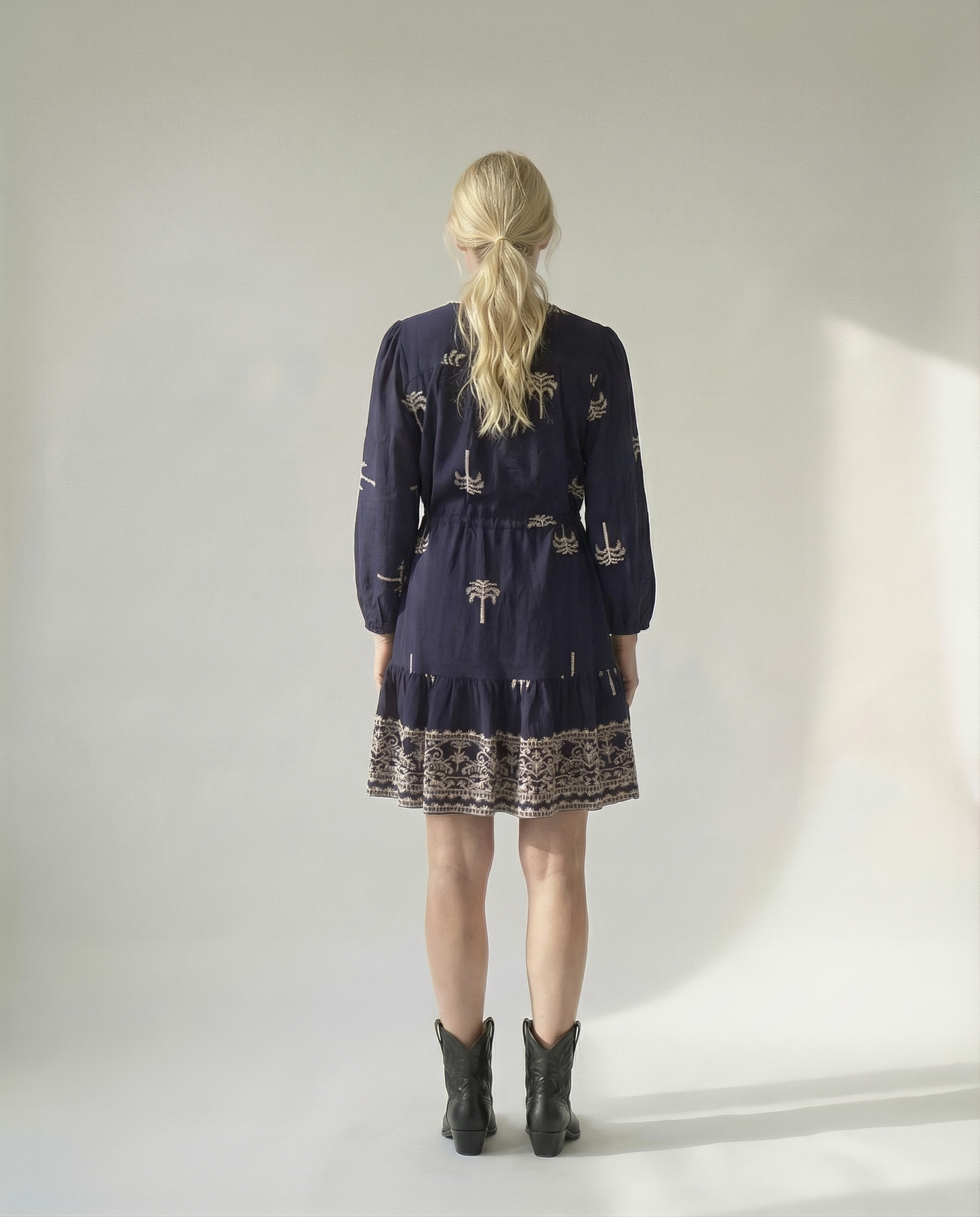 Cara Dress - Navy