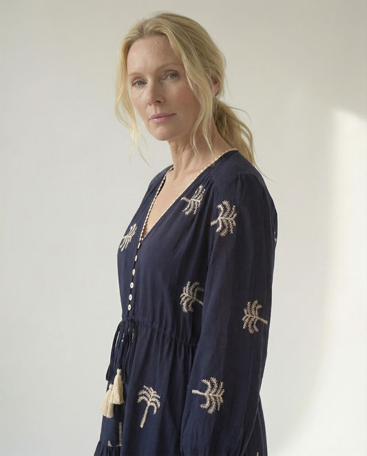Cara Dress - Navy