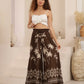 Chocolate Palm Pant By Iris Maxi