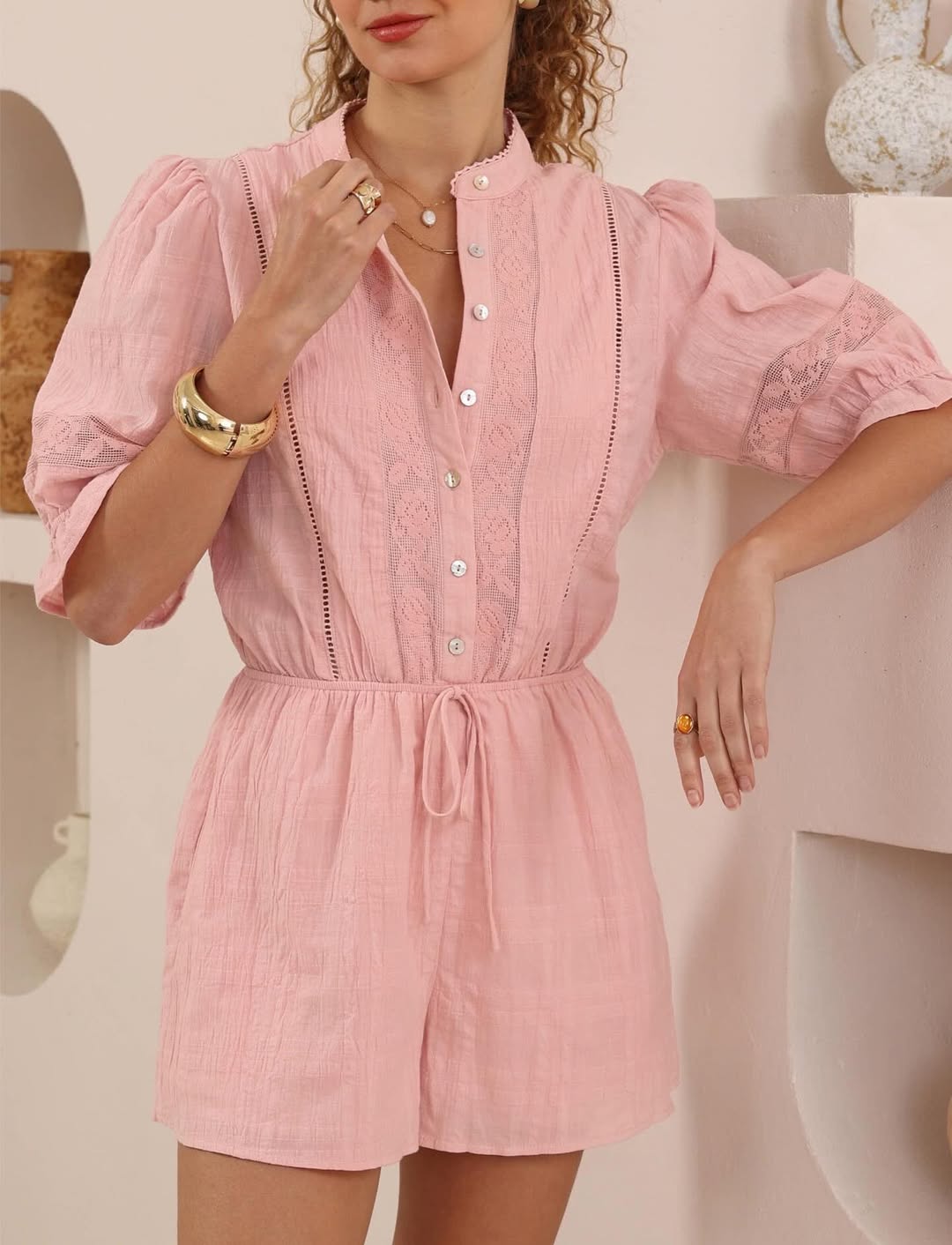 Liviana Playsuit Pink