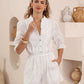 Liviana Playsuit White